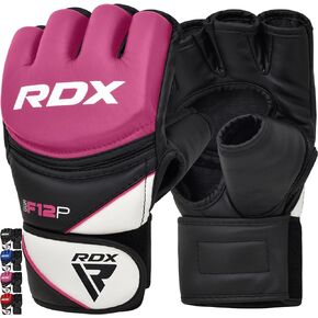 RDX Women's MMA Gloves Grappling Martial Arts Sparring Punching Bag Cage Fighting Maya Hide Leather Mitts Combat Training