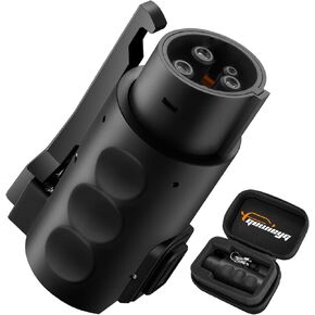 Fit for Tesla to J1772 EV Adapter with Anti-Theft Lock, Max 80A 240V for SAE J1772 Charging Adapter Compatible with Tesla Destination Charger, Mobile Connector, Wall Connector in Kuwait