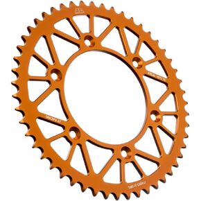 JT Sprockets JTA897.51ORG Orange Racelite Anodized Aluminum 7075 T6 Rear Sprocket, Single