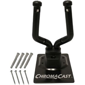 ChromaCast Wall Hanger Stand for Guitar, Bass, Ukulele, Violin, Cello, Mandolin, Banjo, Saxophone, & Trumpet, 4 Pack (CC-GWALL-4PK)