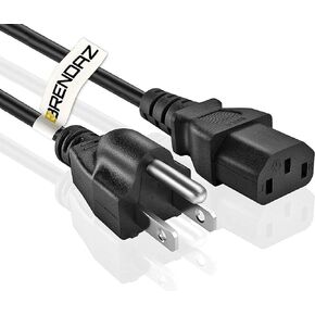 Power Cord 15ft. Power Connector Cable Compatible with JBL EON715 15", EON712 12", EON710 10" Powered PA Speaker (15-Feet)