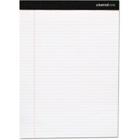 وسادات كتابة مسطرة ممتازة من Universal 56300، بيضاء، 5 × 8، قاعدة ضيقة، 50 ورقة، 6 وسادات in Kuwait