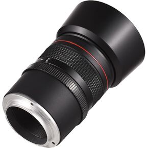 Andoer 85mm F1.8 Medium Telephoto Camera Lens Large Aperture Full Frame Portrait Lens Manual Focus Replacement for Sony A7/A7II/A7III/A7R/A7RII/A7RIII/A7SII/A9/A6400/ A6500/A6300/A6000/A5100 E-Mount