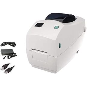 ZEBRA- TLP2824 Plus Thermal Transfer Desktop Printer for Labels, Receipts, Barcodes, Tags, and Wrist Bands - Print Width of 2 in - USB and Ethernet Port Connectivity (Renewed)