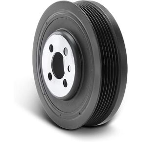 A-Premium Engine Harmonic Balancer Pulley - OHV 4,5,6Cyl 3.6 3.2 3.0 2.5 2.0 1.9 1.8 1.4L- Compatible with Volkswagen & Audi - 2003-2016 - Golf, Jetta, Passat, Beetle, A4, A3 & More, for# 03G105243