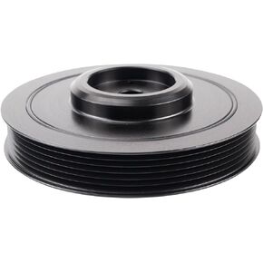 TRQ Engine Crankshaft Vibration Damper Compatible with 1999-2010 Hyundai Kia