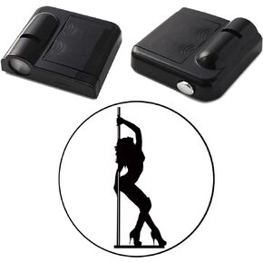 Angel Wings Car Door Logo Lights, Wireless Welcome Courtesy Door LED Light, Magnetic Sensor Ghost Shadow Projector Light
