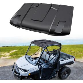 Sport Roof for Ranger XP 1000/900, 2-Piece Combination Plastic Hard Roof Compatible with Polaris Ranger 1000 900 XP 3-Seater 2013-2023 Accessories Replace OEM #2882911