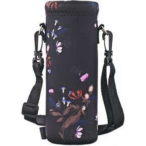 AUPET Water Bottle Bag Carrier,24oz/32oz Insulated Neoprene bottle Sling Holder Case Pouch Cover for 1000ML/750ML Bottles with Shoulder Strap for Girls Boys Adults