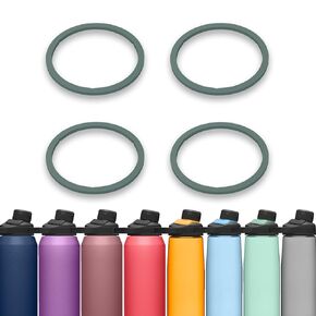 3 Sets Gaskets Compatible with Camelbak Chute Mag Water Bottle 20oz 25oz 32oz 50oz, Replacement Rubber Seal Part for Magnetic Cap Spout Lid