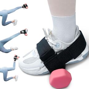 مرفق دمبل للقدم، أشرطة أوزان للكاحل قابلة للتعديل، أشرطة للكاحل لرفع الأثقال لوصلات تجعيد الساق وتمارين الغلوت للنساء والرجال in Kuwait