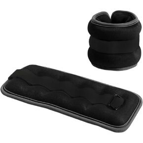 Ankle/Wrist Weights, Small Leg Arm Hand Cuff Weights for Women Kids, Exercise Equipment with Adjustable Straps for Fitness Gym Dancing Walking Jogging Gymnastics Aerobics (1 Pair)