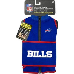 NFL Chicago Bears Dog Anxiety Shirt Calming Soothing Solution Vest, for Dogs & Cats with Anxiety, Fears, Fireworks, Loud Noises, Dark, Lonely Keeps Dogs Calm and Feeling Safe, Relaxing Jacket, Medium