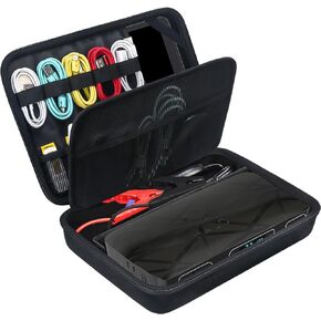 BOVKE Travel Case for Halo Bolt Ultimate 2.0/ Halo Bolt Ultimate 55500mWh/ Halo Bolt Air 58830mWh/ Halo Bolt Air+ 55500 /Halo Bolt 58830/57720/44400/ACDC Max 55500mWh Jump Starter Charger, Black