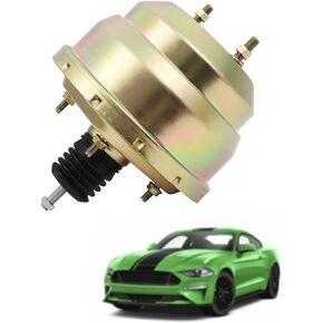 SCITOO PB8531 8" Dual Diaphragm Zinc New Power Brake Booster compatible with 1973-1974 for Buick Apollo 1965-1967 for Buick Gran Sport