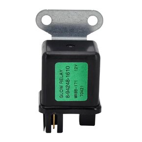 8942481610 Glow Plug Relay 8-94248-1610 8-94248161-0 Compatible with Isuzu Engine C240 4JJ1 Compatible with Isuzu Hitachi EG30 EX27U EX40U EX50U ZX27U ZX30U EX35U EX27U EX50U ZAXIS35U
