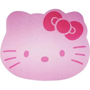 Fashion Cartoon Hello Kitty Optical Mouse pad Personalized Computer Decoration Mouse Pad Mat Non-Toxic Tasteless Mice Mat Mousepad (Black)