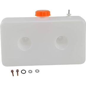 Plastic Fuel Tank 7L Diesel Heater Fuel Tank Oil Box Water Tank Container With Oil Nozzle (Bottom Nozzle)