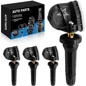 New TPMS Sensors 13598771 for:-Chevy Tahoe Fit for:-Buick for:-Cadillac for:-GMC for:-Hummer for:-Pontiac for:-Saturn 315MHz Programmed Tire Pressure Monitoring System Sensor (4Pcs)