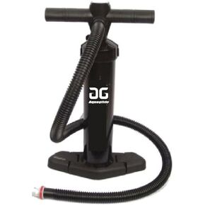 AQUAGLIDE Universal Hand Pump for Inflatable Kayaks Single and Double Action High Pressure 10 PSI Pump Built in Gauge