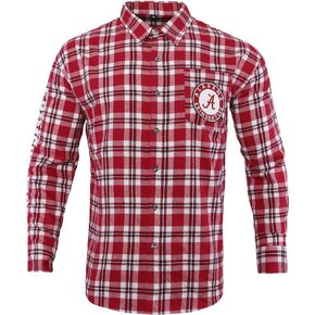 FOCO NCAA Mens Cmbswordmark Basic Flannel Shirt