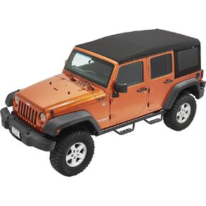 Bestop 5472417 Supertop Ultra - '07-18 Wrangler JK 4-Door (Black Twill)