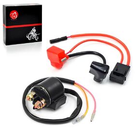 Starter Relay Solenoid & Positive Side Battery Cable for Honda 1999 2000 2001 2002 2003 2004 TRX400EX 400EX 2x4 32401-HN1-010