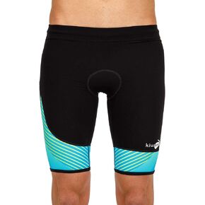 Men's Tokyo Tri Shorts - Black, Blue, Lime