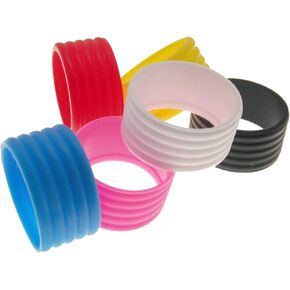 6pcs Tennis Racket Handle Grip Ring Tennis Racket Band Rings Overgrip Protector Fix Ring for Tennis Racquet Handle