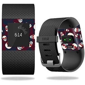 MightySkins Skin Compatible with Fitbit Surge Cover Skins Sticker Watch Skulls N Roses