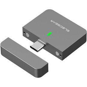 Mini 2230 NVMe Enclosure, USB Type-C 3.2 External Hard Drive Aluminum Case for 30mm PCIe M.2 SSD, 10Gbps USB Flash Drive Memory Reader with Magnet Cap