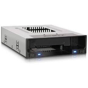 ICY DOCK Tray-Less 2.5" and 3.5" SATA SSD/HDD Docking Enclosure for External 5.25" Drive Bay | flexiDOCK MB795SP-B
