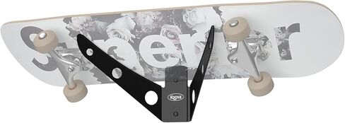 حامل رف مثبت على الحائط على لوح التزلج | عرض سطح السفينة الإبداعية | تخزين Longboard للمنزل أو المرآب | شماعة سكوتر | سهلة التركيب - بما في ذلك الأجهزة. | إطار فولاذي مطلي بمسحوق شديد التحمل | صنع في الولايات المتحدة الأمريكية in Kuwait