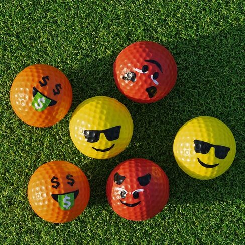 ممارسة كرات الجولف، 12 حزمة من كرات الجولف المضحكة المبتكرة، كرات ممارسة الجولف الرغوية ذات ملمس واقعي واستخدام محدود للطيران في الداخل أو الخارج، هدايا فريدة لجميع لاعبي الجولف الرجال والنساء والأطفال in Kuwait