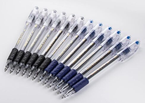 Pentel RSVP medium point pens - ballpoint - 1.0mm - 12 Pack Of 6 Blue And 6 Black Ink Pens in Saudi Arabia