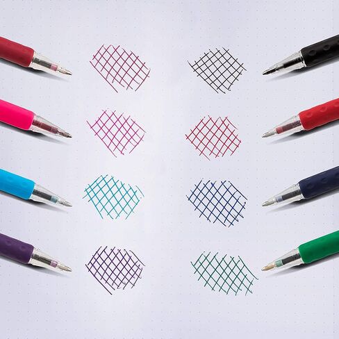 Pentel RSVP medium point pens - ballpoint - 1.0mm - 12 Pack Of 6 Blue And 6 Black Ink Pens in Saudi Arabia
