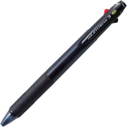 Ballpoint Pen Jetstream 3 Color Black, Red, Blue Ink 0.38mm, Transparent Navy (SXE340038T.9) in Saudi Arabia