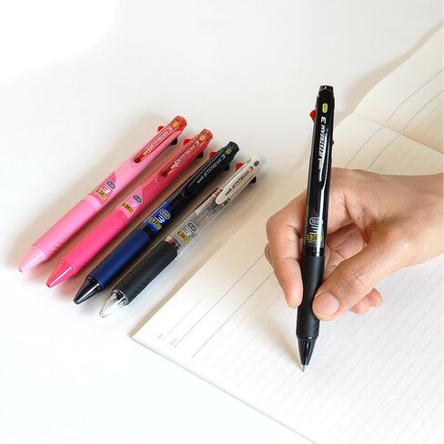 Ballpoint Pen Jetstream 3 Color Black, Red, Blue Ink 0.38mm, Transparent Navy (SXE340038T.9) in Saudi Arabia
