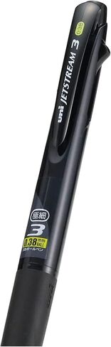 Ballpoint Pen Jetstream 3 Color Black, Red, Blue Ink 0.38mm, Transparent Navy (SXE340038T.9) in Saudi Arabia