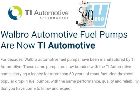 مضخة الوقود Walbro GSS342 + مجموعة التثبيت 400-766 in Kuwait