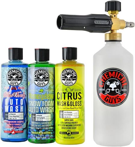 Chemical Guys TORQ Foam Cannon Snow Foamer & 3 Premium Soaps Kit in Saudi Arabia