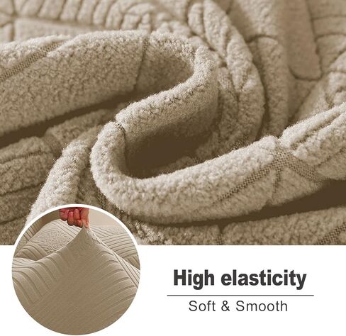 NORTHERN BROTHERS Recliner Chair Covers - 4 Pieces Lazy Boy Recliner Covers That Stay in Place, Reclining Chair Cover Recliner Slipcover, Dark Gray in Kuwait