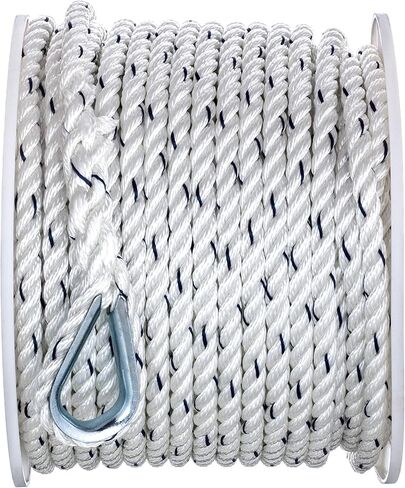 Seachoice Boat Anchor Line Rope, 3-Strand Twisted in Saudi Arabia