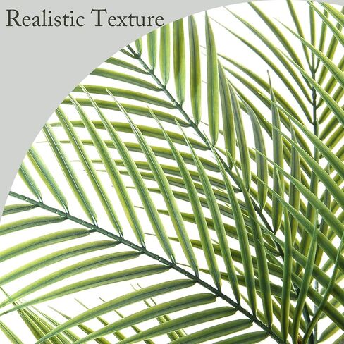 Artificial Trees Artificial ​Palm Tree Artificial Plants for Home Decor Indoors and Outdoors Patio Porch 5.6FT Sago Palm Fake Plants Tall Artificial Plants (2Pack) in Kuwait