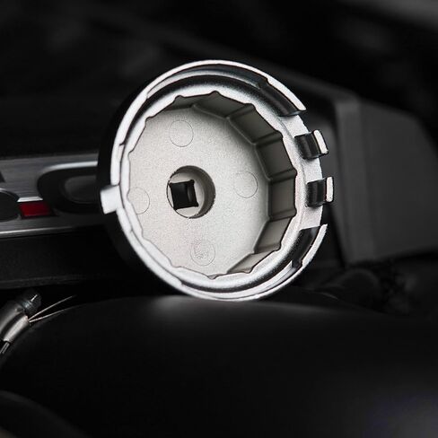 مفتاح فلتر زيت خرطوشة ABN 64 مم لـ 2.5-5.7 لتر 6-8 سيل، متوافق مع كامري، RAV4، تندرا، تويوتا، ليكسوس، والمزيد in Kuwait