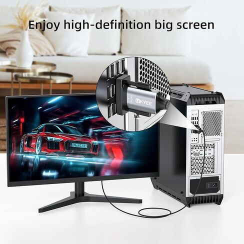 كابل VGA إلى VGA بطول 6 أقدام، وكابل شاشة 15 دبوسًا بدقة 1080 بكسل عالية الدقة مع سلك ذكر إلى ذكر مطلي بالذهب لجهاز الكمبيوتر المحمول وجهاز العرض التلفزيوني [غلاف من الألومنيوم] in Kuwait