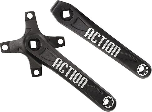 Keenso 1 Pair Cranks, Black Aluminium Alloy Left and Right Mountain Bike Crank Bicycle Accessories 170mm in Saudi Arabia