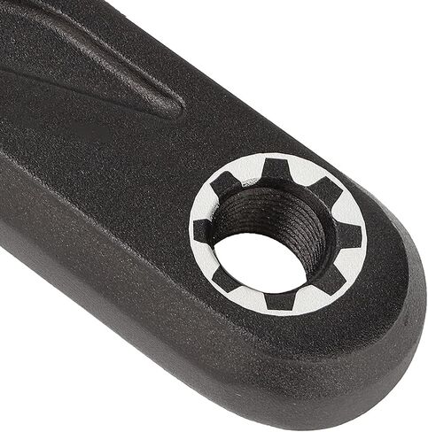 Keenso 1 Pair Cranks, Black Aluminium Alloy Left and Right Mountain Bike Crank Bicycle Accessories 170mm in Saudi Arabia