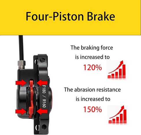 AKANTOR Hydraulic Brake,Hydraulic Brake Cut Off,Power Off Hydraulic Brake,2-pin Cut Off Brake for Bike,Scooter and Motorcycle in Saudi Arabia