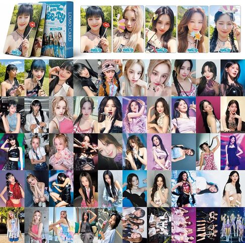(G) I-DLE Photo Cards 55pcs (G) I-DLE I am freety Photo Cards KPOP GIDLE LOMO Cards GIDLE I FEEL Photocard Gift for Fans Daughter (G) I-DLE Merch in Saudi Arabia